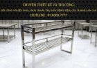 Kệ Inox Song 2 Tầng Trên Bàn