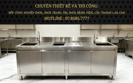 Quầy Bar Inox Trà Sữa QB-03