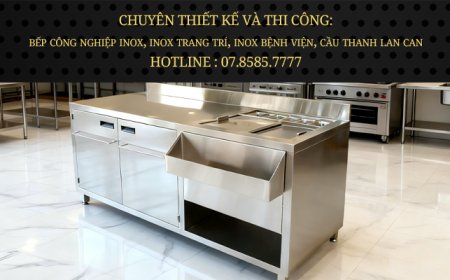 Quầy Pha Chế Inox 304 QB-06