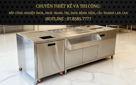 Quầy Bar Pha Chế Inox 304 QB-09