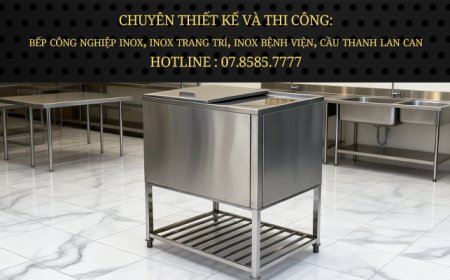 Thùng Đá Inox Có Kệ Dưới TDCC-01