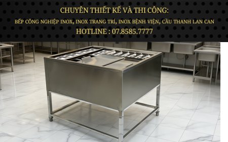 Thùng Đá Inox Khung Chân Có Khay Topping TDCC-06