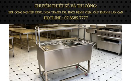 Thùng Đá Inox Có Khay Topping và Kệ Trên TDCC-07