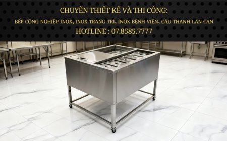 Thùng Đá Inox Có Khay Topping TDCC-09