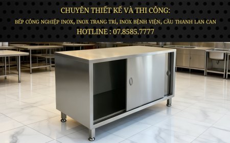 Tủ Inox Cửa Lùa Không Có Kệ Giữa TU-02
