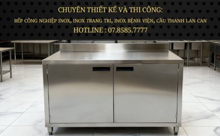 Tủ inox Cửa Mở 2 Tầng TU-04