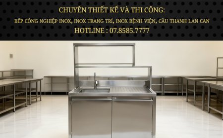 Tủ Inox Có Bồn Rửa Và Kệ Trên TU-10