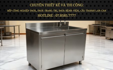 Tủ Có Bồn Rửa Chén Inox TU-11
