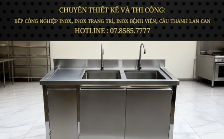 Tủ Inox Có 2 Bồn Rửa TU-12