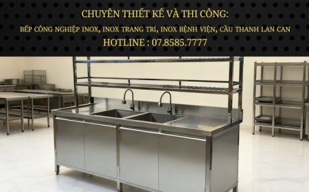 Tủ Chén Inox Có 2 Chậu Rửa và Kệ Trên TU-16