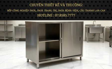 Tủ Inox 2 Cánh Lùa Chứa Đồ TU-24