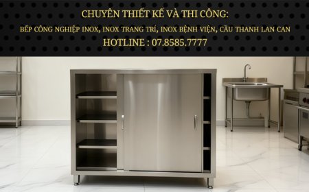 Tủ Bếp Inox 4 Tầng Công Nghiệp TU-25