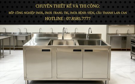 Tủ Inox Có 2 Bồn Rửa Cao Cấp TU-27