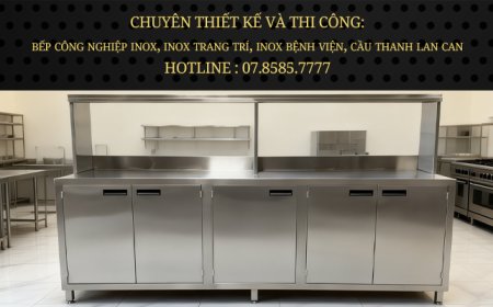 Tủ Inox 5 Cánh Có Kệ Trên TU-31