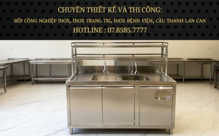 Tủ Inox Có 2 Bồn Rửa Và Khung Kệ Trên TU-37