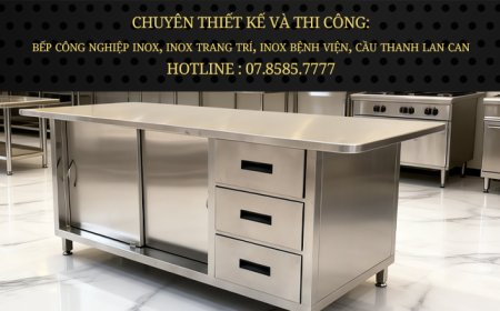 Tủ Bàn Bếp Đảo Inox TU-45