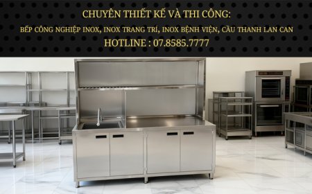 Tủ Inox Có Bồn Rửa Và Kệ Trên TU-47