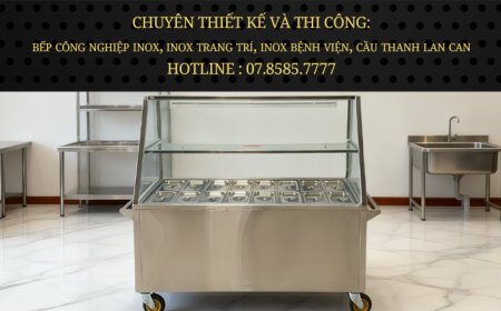 Tủ Hâm Nóng Thức Ăn 16 Khay Có Mái Kính