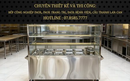 Tủ Hâm Nóng Thức Ăn 3 Tầng 10 Khay 2 Nồi