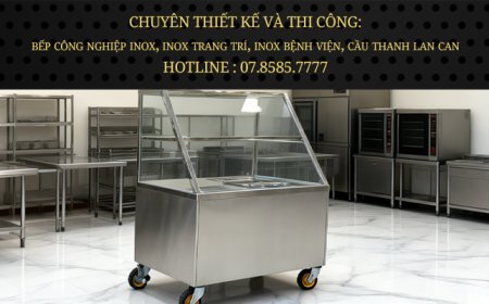 Tủ Hâm Nóng Thức Ăn Inox 6 Khay