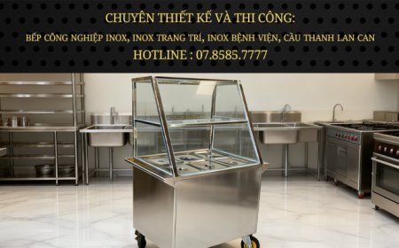 Tủ Hâm Nóng Inox 6 Khay