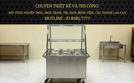 Tủ Giữ Nóng Thức Ăn Inox 7 Khay