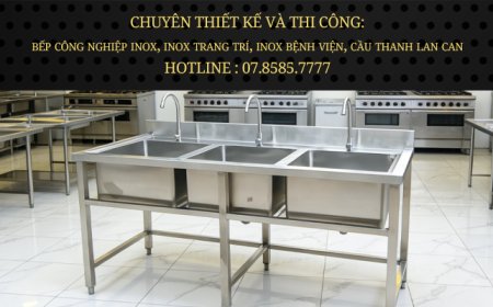Chậu Rửa 3 Hộc Có Gáy