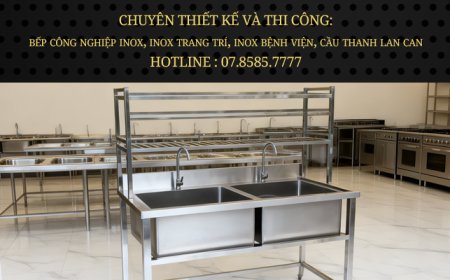 Chậu Rửa 2 Hộc Có Kệ Trên