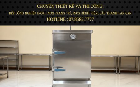 Tủ Hấp Bánh Bao 4 Khay Dùng Gas Mới