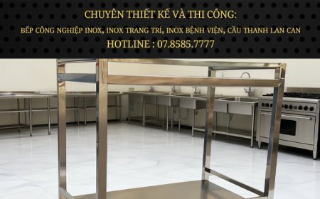Xe Đẩy Inox 2 Tầng