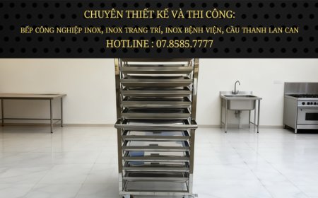 Xe Đẩy Inox 12 Khay