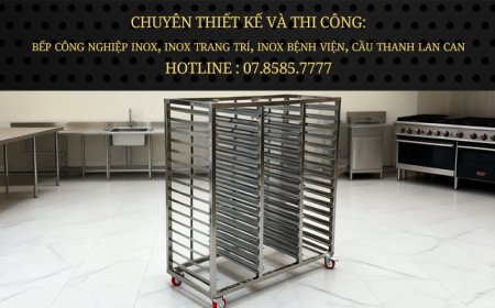 Xe Đẩy Inox 102 Khay
