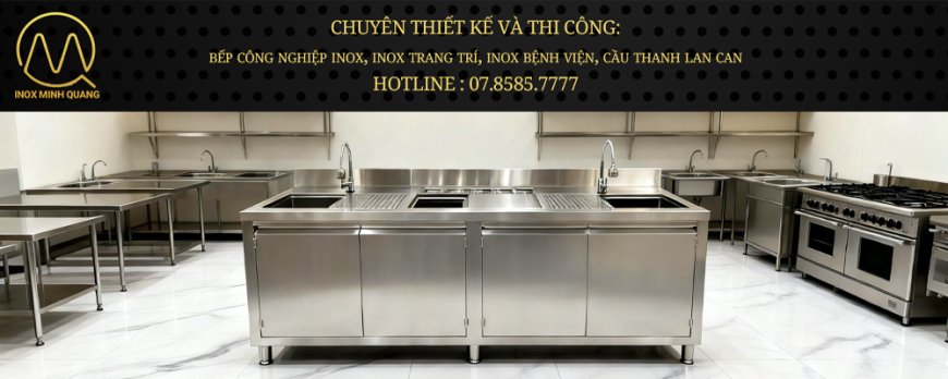Quầy Bar Inox Trà Sữa QB-03