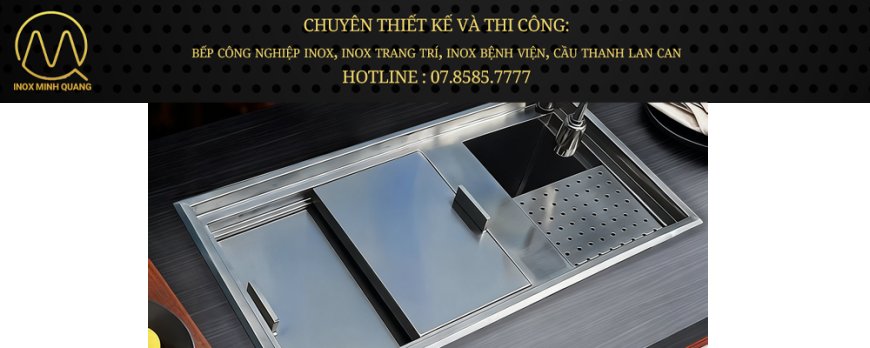 Thùng Đá kèm Chậu Rửa Inox Âm Quầy Bar TDA-14