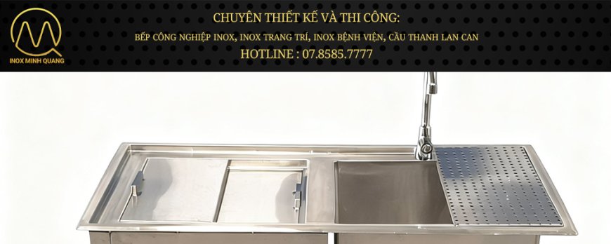 Thùng Đá Kèm Chậu Rửa Inox Âm Quầy Bar TDA-13
