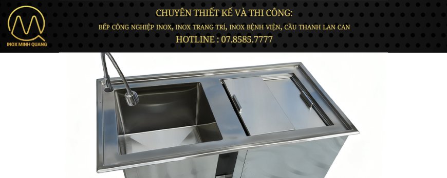 Thùng Đá Kèm Chậu Rửa Inox Âm Quầy Bar TDA-12