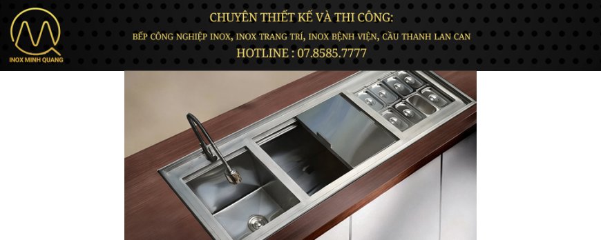 Chậu Rửa, Thùng Đá, Khay GN Âm Quầy TDA-10