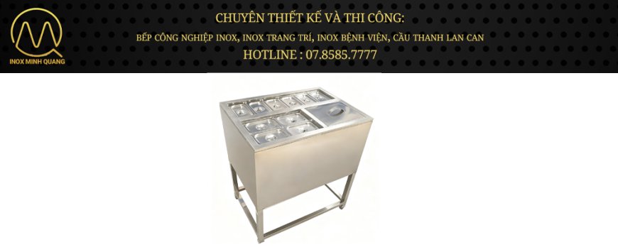 Thông số kỹ thuật Thùng Đá Inox Khung Chân Có Khay Topping TDCC-03