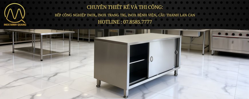 Tủ Inox Cửa Lùa 2 Tầng TU-05