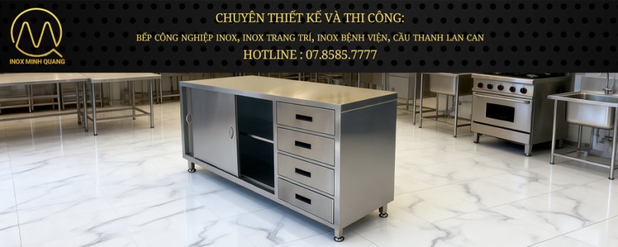 Tủ Inox Có Hộc Kéo TU-06