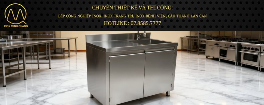 Tủ Có Bồn Rửa Chén Inox TU-11