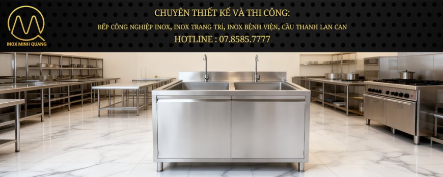 Tủ Inox 2 Ngăn Có Bồn Rửa TU-14