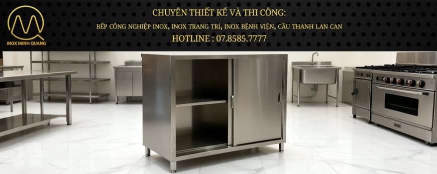 Tủ Inox 2 Cánh Lùa Chứa Đồ TU-24