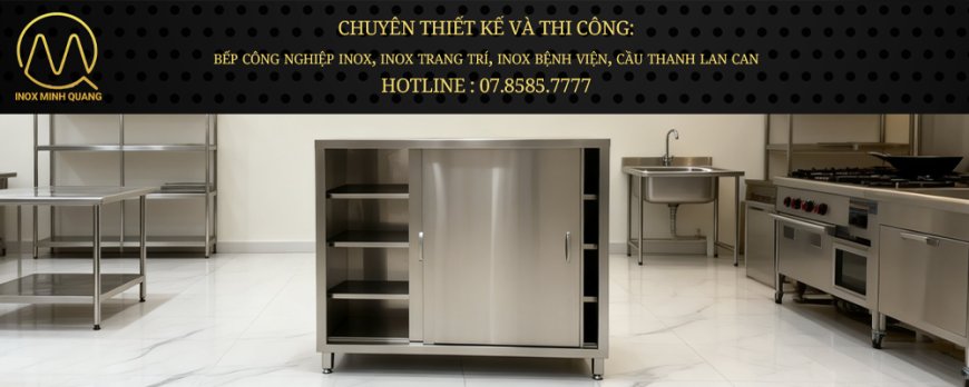 Tủ Bếp Inox 4 Tầng Công Nghiệp TU-25