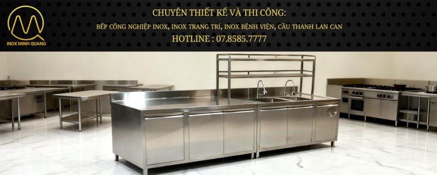 Hệ Tủ Inox Có Kệ Trên Và 2 Bồn Rửa  TU-38