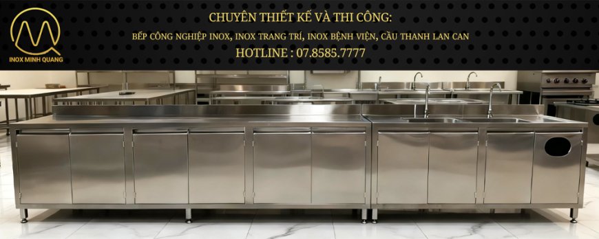 Hệ Tủ Inox Có 2 Bồn Rửa TU-40