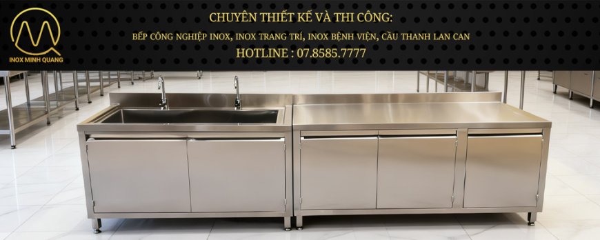 Hệ Tủ Inox Có Bồn Rửa TU-43