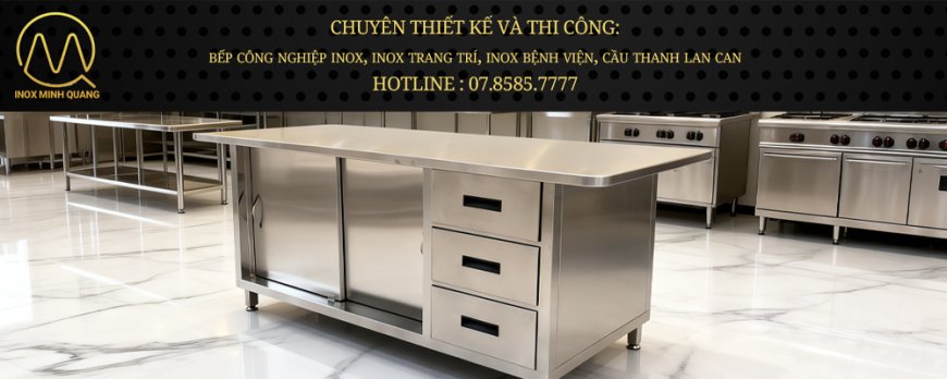 Tủ Bàn Bếp Đảo Inox TU-45