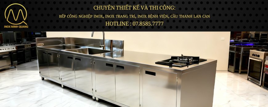 Hệ Tủ Inox Có Bồn Rửa Và Bếp Gas TU-50
