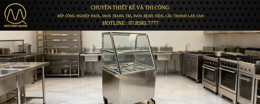 Tủ Hâm Nóng Inox 6 Khay